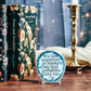 " We lose ourselves in books. " |  Blue Agate slice shelf sitter | Multiple colors available