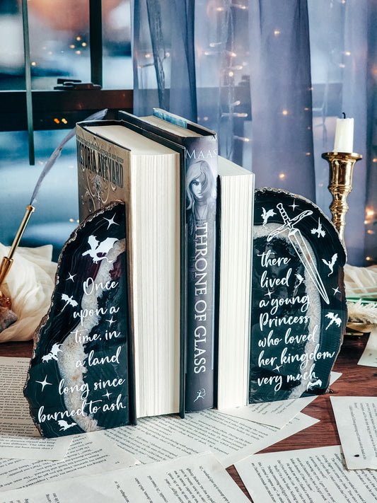 Throne Of Glass | Once upon a time... |  Agate Bookends