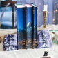 " To the stars who listen" | Rainbow Fluorite Bookends | Sarah J Maas Collection
