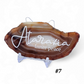 Ataraxia | Agate slice shelf sitter | Multiple colors available