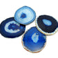 " You gave me your heart " - Fourth wing by Rebecca Yarros quote | Blue Agate slice Shelf Sitter