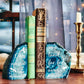 " Once upon a time " | Agate Bookends | Multiple Colors Available